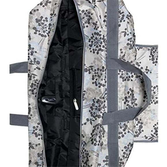 FOLDABLE Large Travel Duffel Duffle Bag little flower - Picture 4 of 7